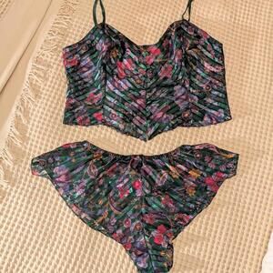 90s Victoria's Secret Cami Set • Gold Crown Label